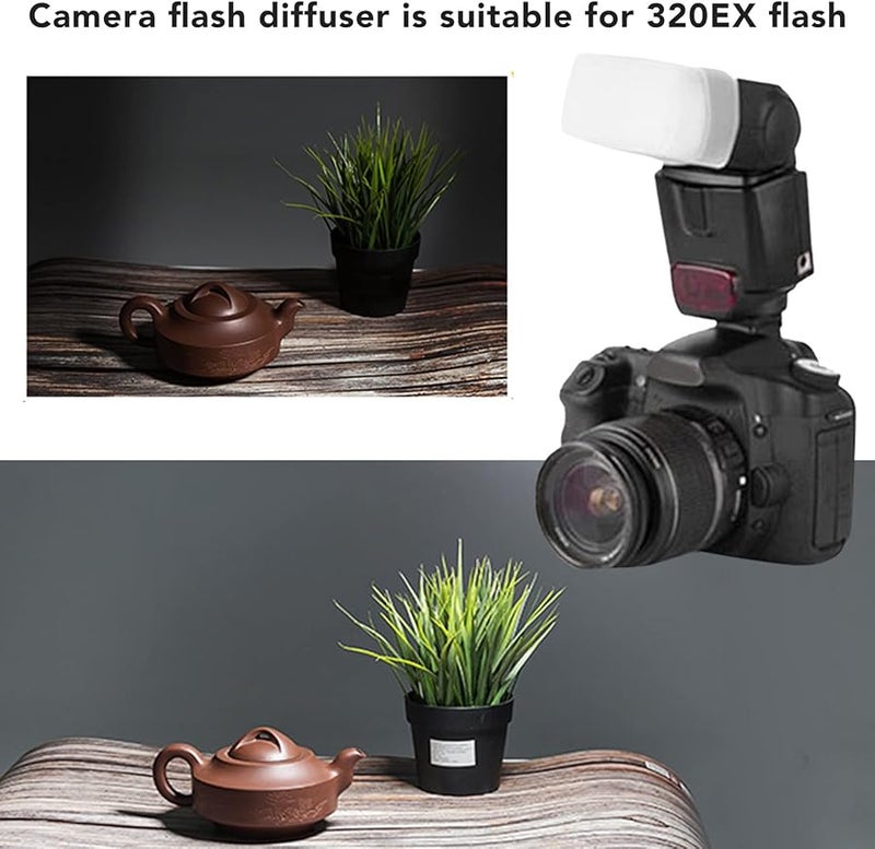 مارينشوس 2 قطعة قبة ارتداد ناشر فلاش لـ 320EX سبيدلايت تصوير حفلات الزفاف والصور الشخصية - Image 2